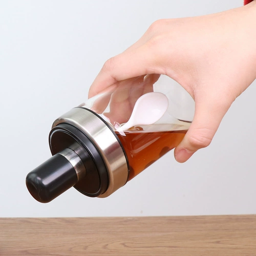 Ложка крышка интегрированная приправа танка кухня соленый сахар приправа коробка стеклян