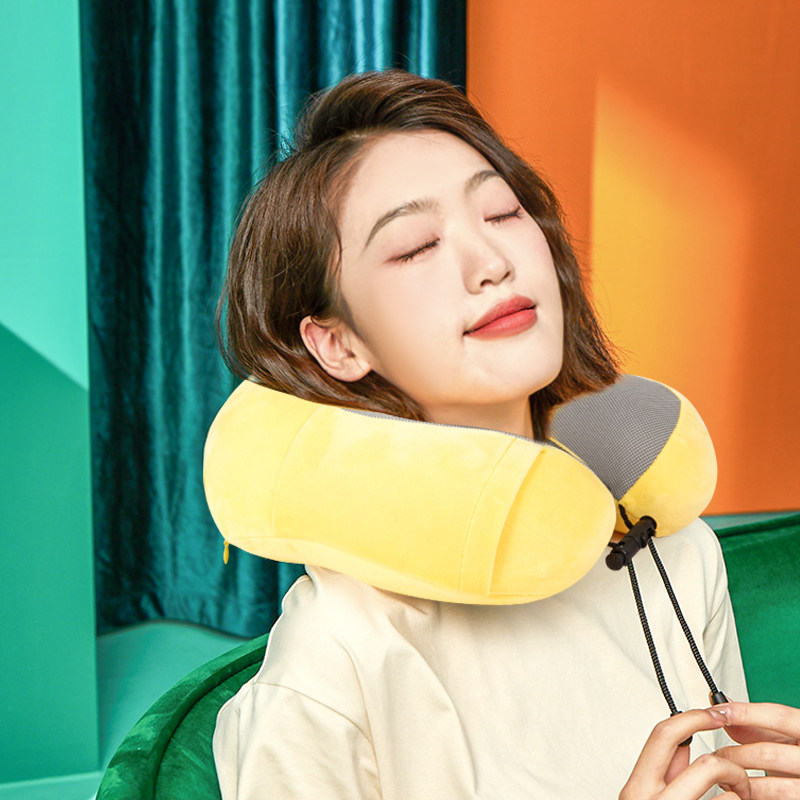 金橡树泰国天然乳胶u型枕旅行抱枕 金橡树U型枕