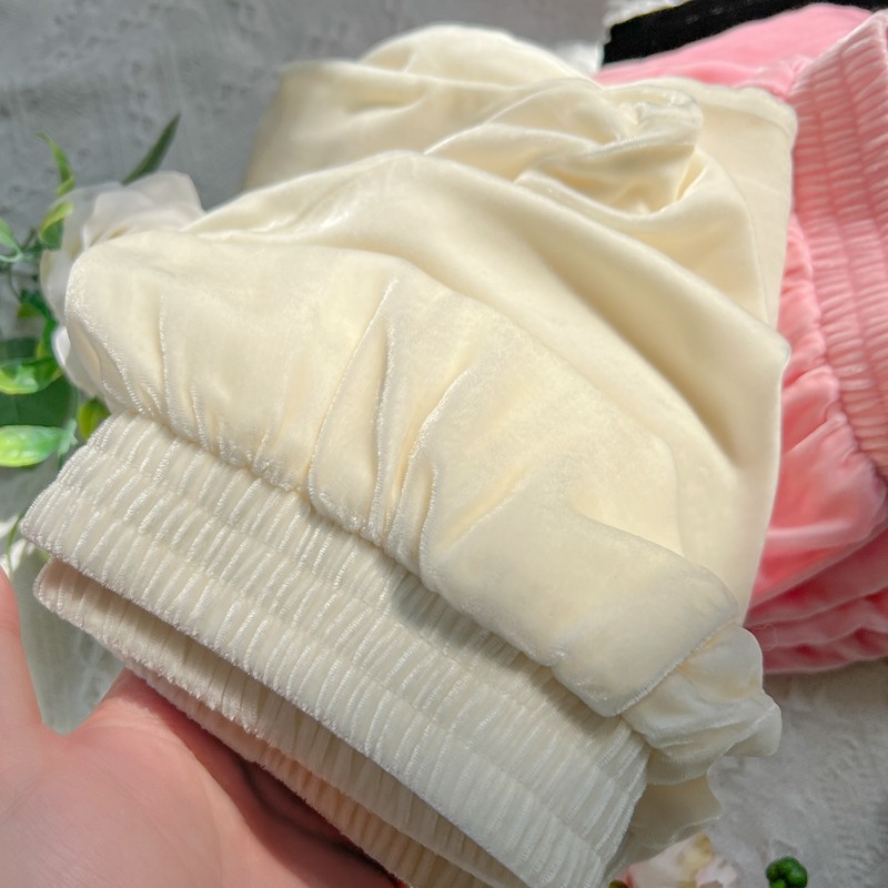 新中式真丝丝绒裤子女秋冬国风高级感淑直筒桑蚕丝垂感阔腿拖地裤,淘宝优惠券,粉丝福利购,淘宝优惠卷