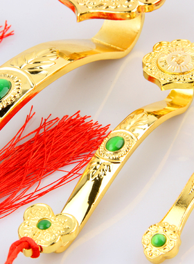 合金如意合金福字摆件中式