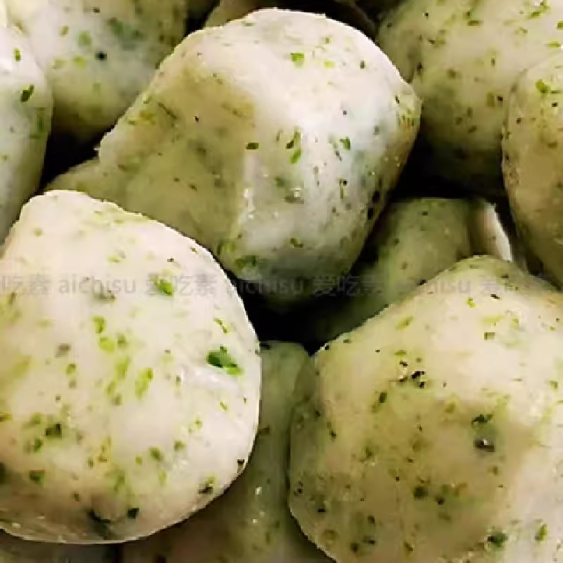 Frozen Sanhao Vegetarian Fish Balls Vegan Maocai Hot Pot BBQ Skewers Stew Artificial Vegetarian Meatballs Oden