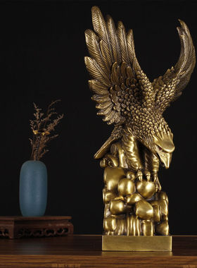 全铜雄鹰大鹏展翅老鹰摆