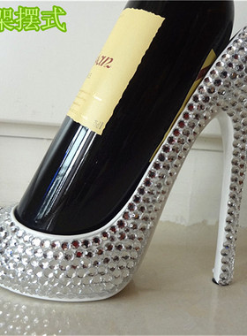 酒架树脂贴钻欧美式家居创意摆饰