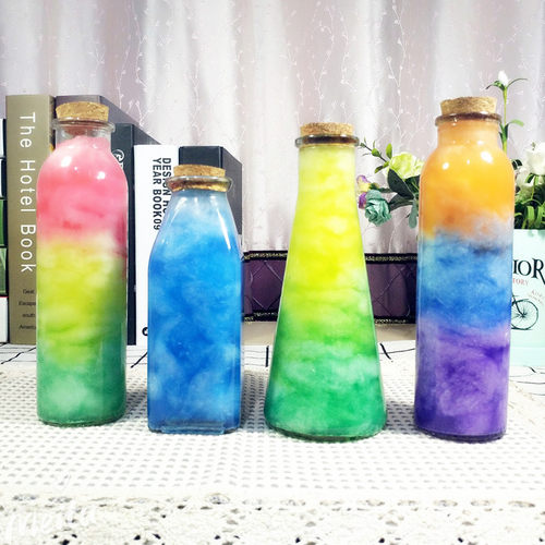 木塞玻璃瓶许愿瓶瓶子空瓶 星空彩虹漂流海洋瓶星星瓶DIY材料配件 - 图2