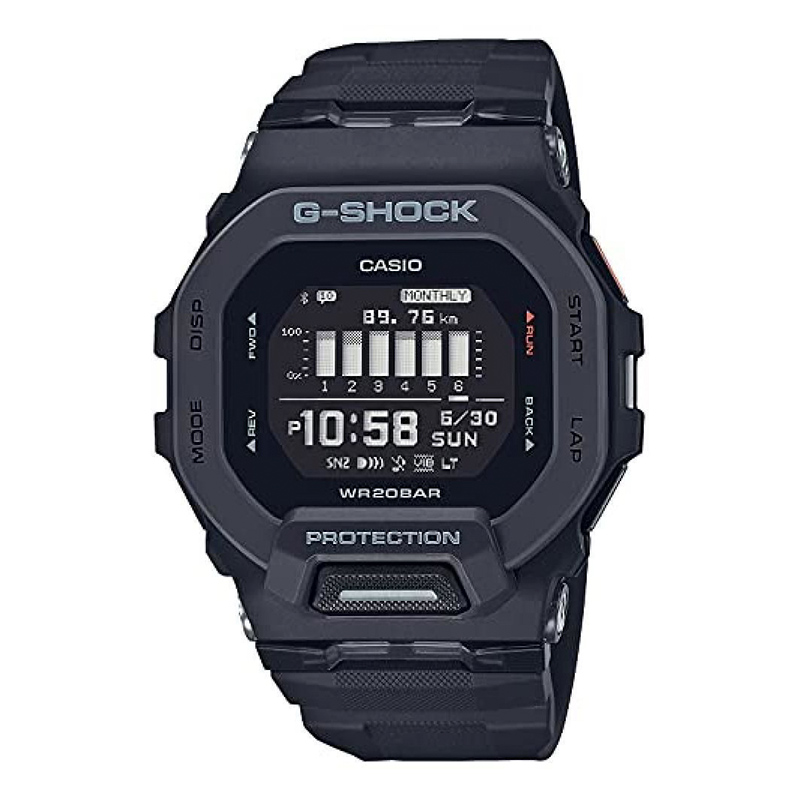 Casio卡西欧gbd200小方块G-SHOCK方形户外运动计步蓝牙智能手表男-图3