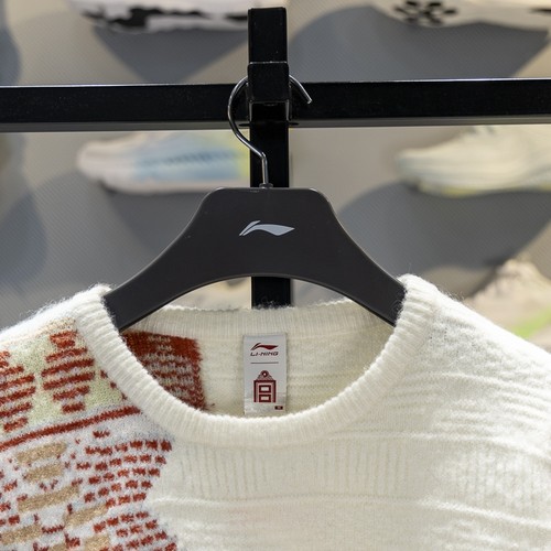 李宁毛衣女2025冬新款保暖宽松时尚舒适套头无帽编织衫AMBV390 - 图3