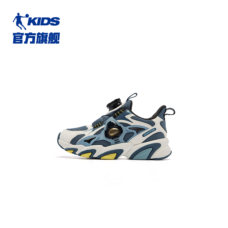 商场同款乔丹童鞋男童鞋子2025秋冬款小童旋钮扣缓震跑鞋儿童鞋子 - 图3