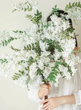 仿真花槐蕊碎花片花束假花装饰