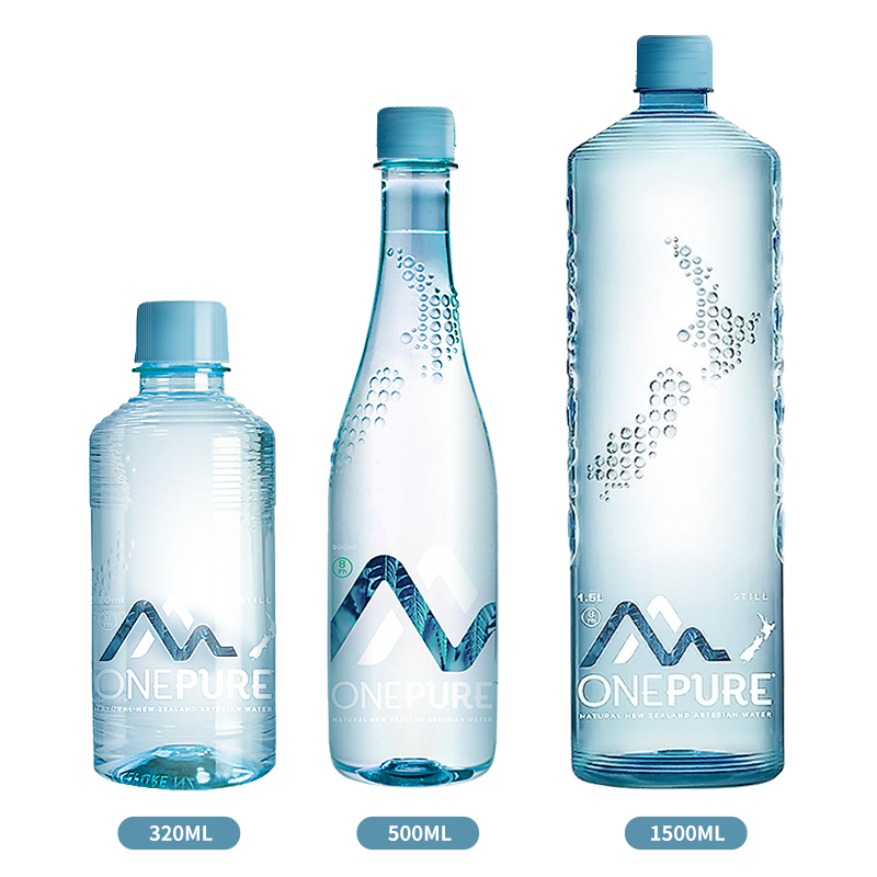 ONEPURE亿纯新西兰进口天然矿泉水500ML24瓶整箱涌泉水弱碱饮用水 - 图3