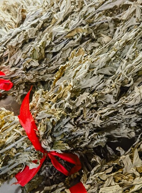 农家采摘整颗端午艾草挂门窗艾草