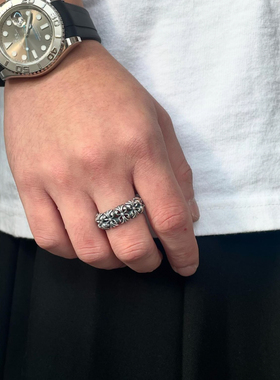 【官方正品授权】LoneOnes Chrome Ring 经典鸢尾花戒指