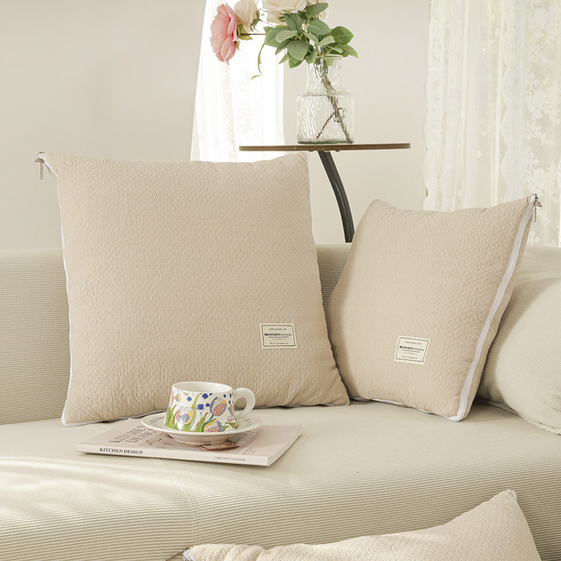 全棉简约纯色抱枕被子两用二合一折叠汽车载靠枕办公室午休毯空调,淘宝优惠券,粉丝福利购,淘宝优惠卷