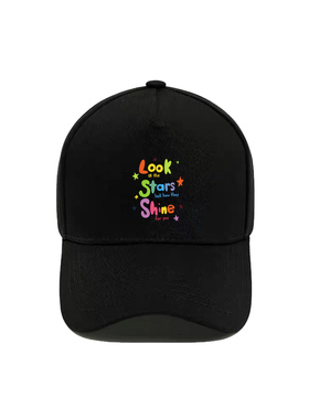 ColdPlay酷玩乐队Yellow摇滚演唱会周边印花棒球帽男女纯棉鸭舌帽
