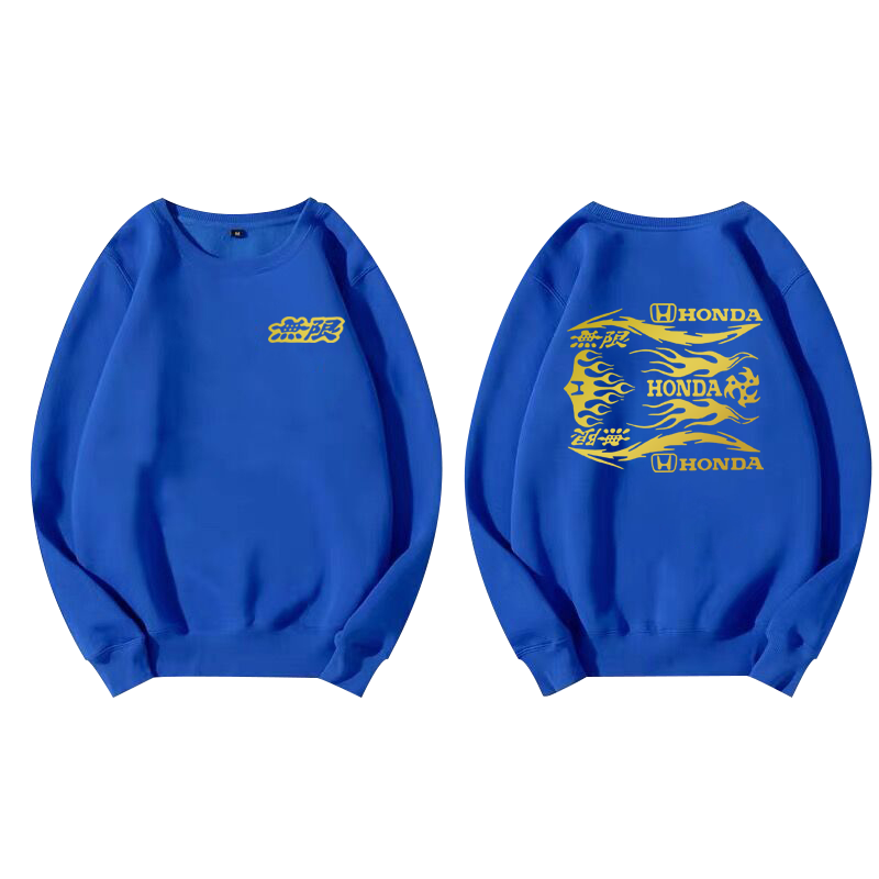 汽车改装本田无限mugen圆领卫衣 喜鹿堡卫衣