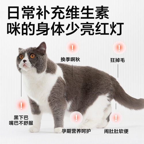 【顺丰极速达】卫仕乳铁蛋白维生素猫多维营养补充猫咪专用宠物 - 图0