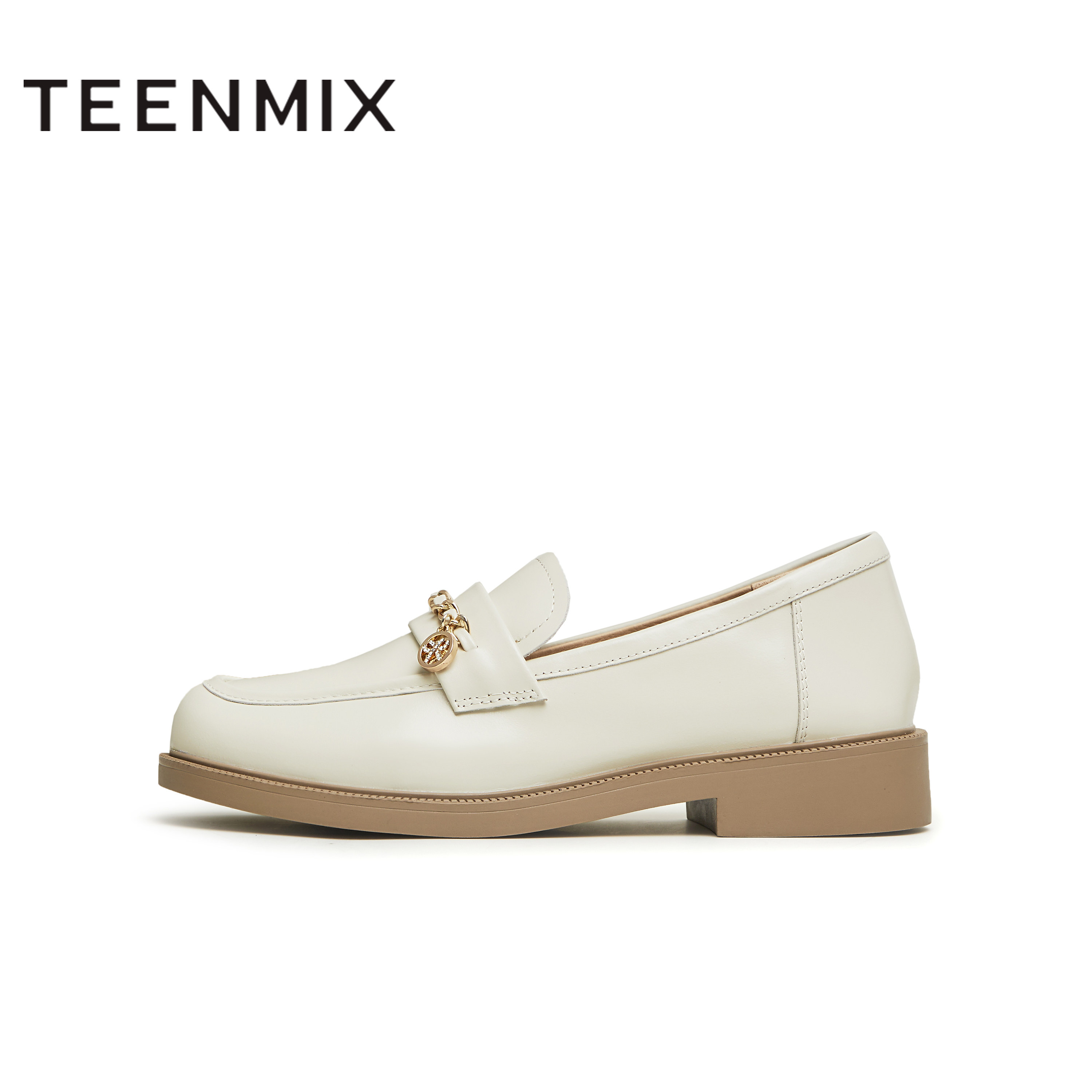 天美意春新款商场同款厚底舒适通勤单鞋女乐福鞋CXC32AA4,淘宝优惠券,粉丝福利购,淘宝优惠卷