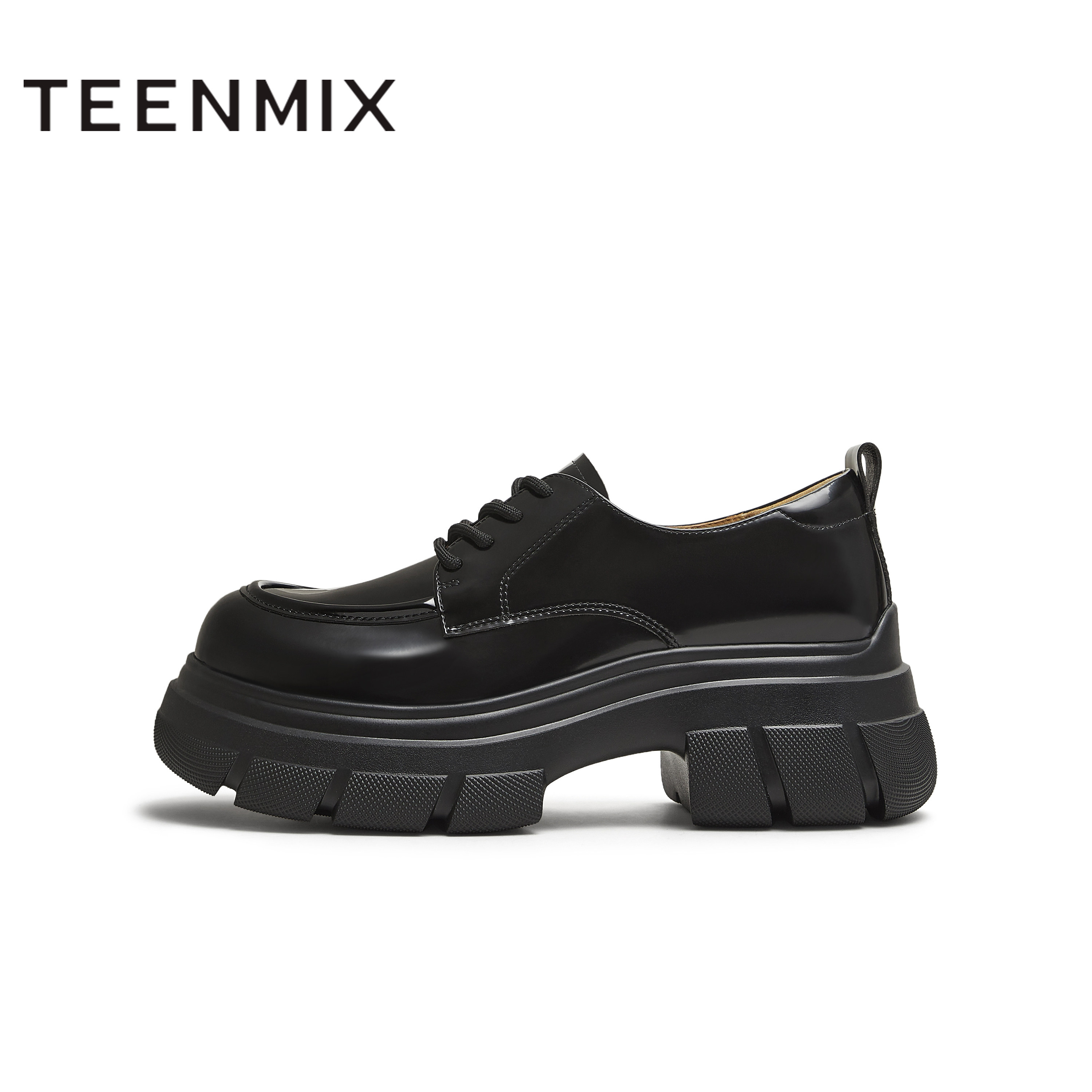 天美意秋新款商场同款厚底百搭系带纯色女牛津鞋CFR20CM5,淘宝优惠券,粉丝福利购,淘宝优惠卷