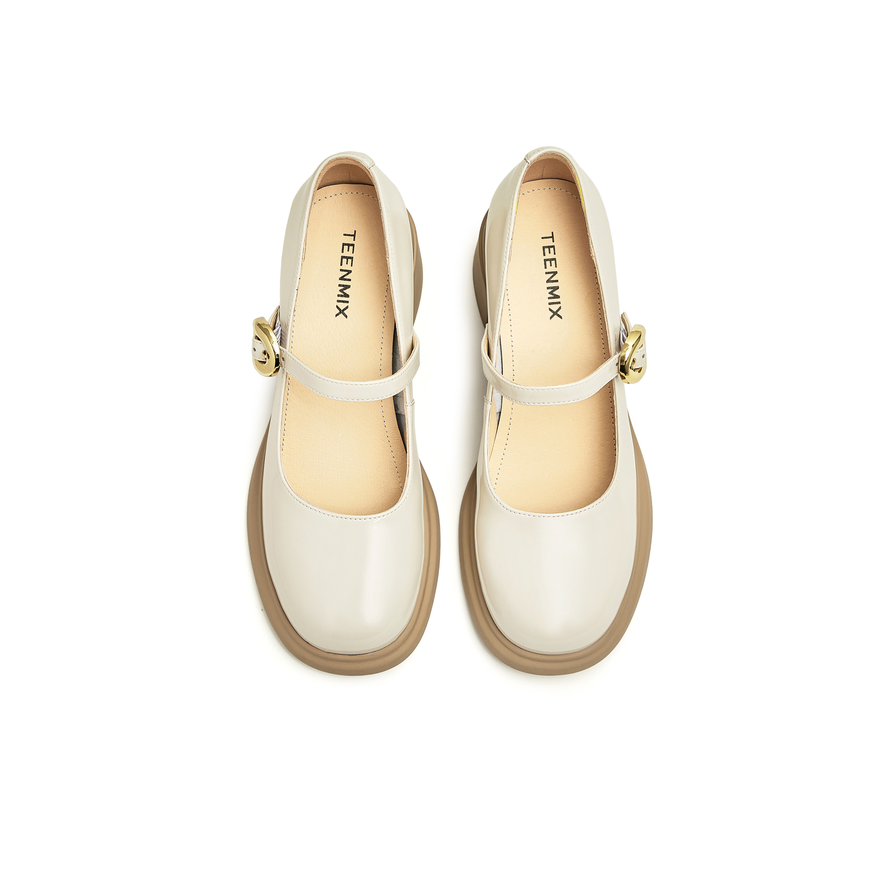 天美意秋新款商场同款粗跟复古玛丽珍浅口单鞋女鞋BH471CQ3,淘宝优惠券,粉丝福利购,淘宝优惠卷