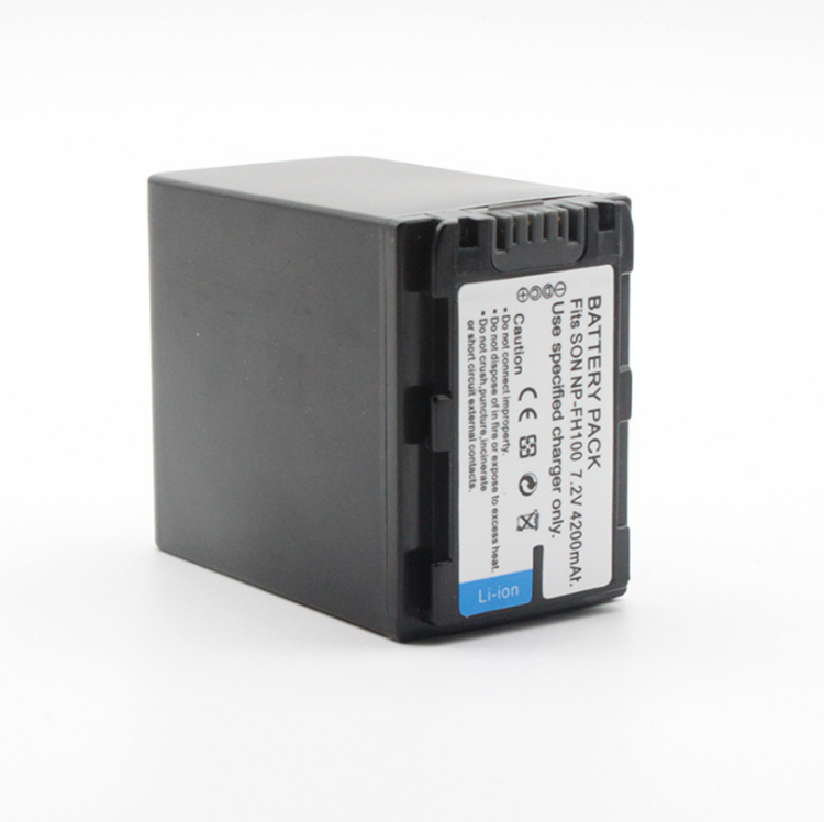 FH100索尼XR520E XR500E XR100E适用CX100E AX30AX40AX45AXP55大容量CX900CX700E摄像机VG10原装FH90相机电池 - 图2