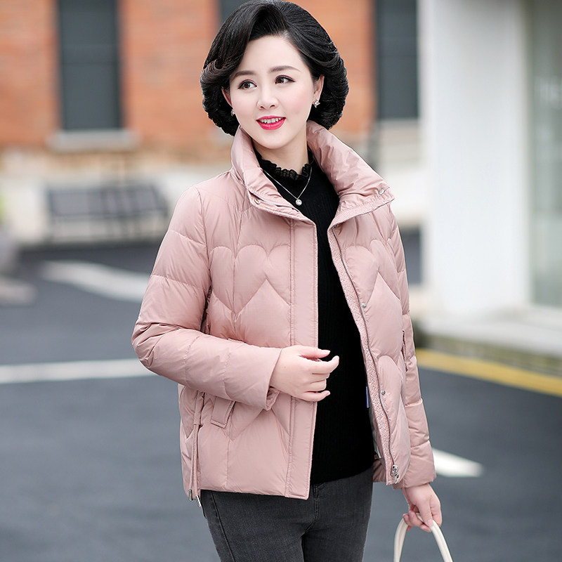 中老年短款羽绒服女冬装大码洋气棉衣中年保暖妈妈冬季外套50岁,淘宝优惠券,粉丝福利购,淘宝优惠卷