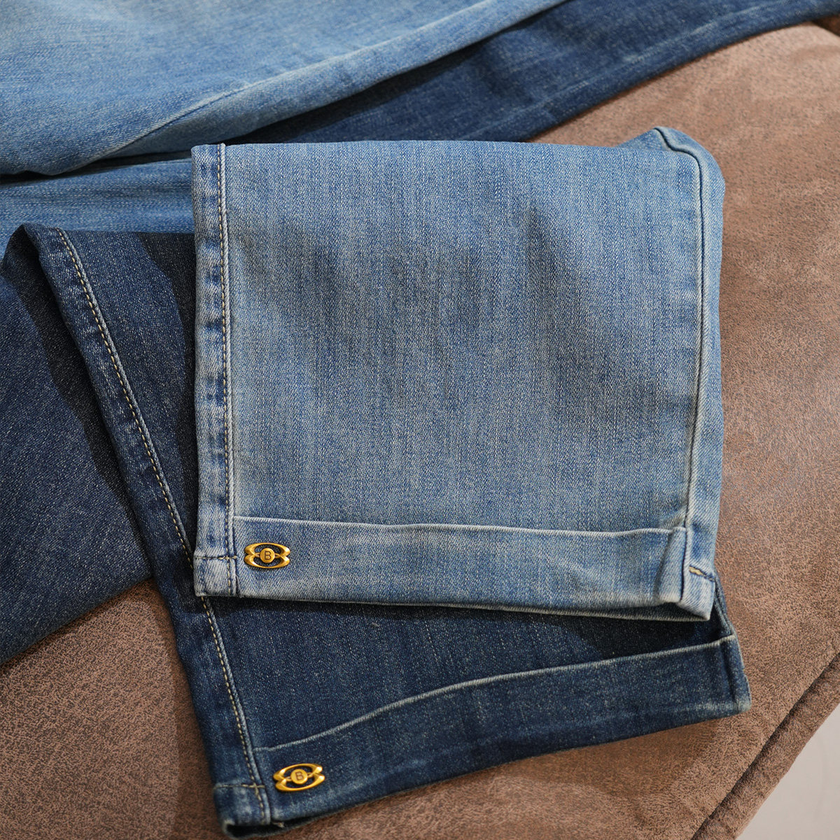 夏季新款小众卷边装饰大码烟管裤 115-200斤高弹力显高显瘦九分裤,淘宝优惠券,粉丝福利购,淘宝优惠卷