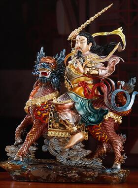 纯铜九天应元雷神普化天尊像摆件