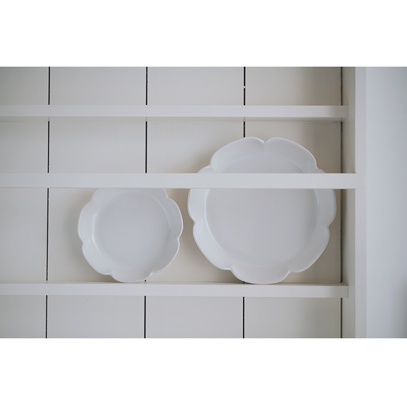 花 哑光感陶瓷深盘 饭碗 益子烧风格日式花型盘碗小而美 Fineliving原美好同学会 淘优券