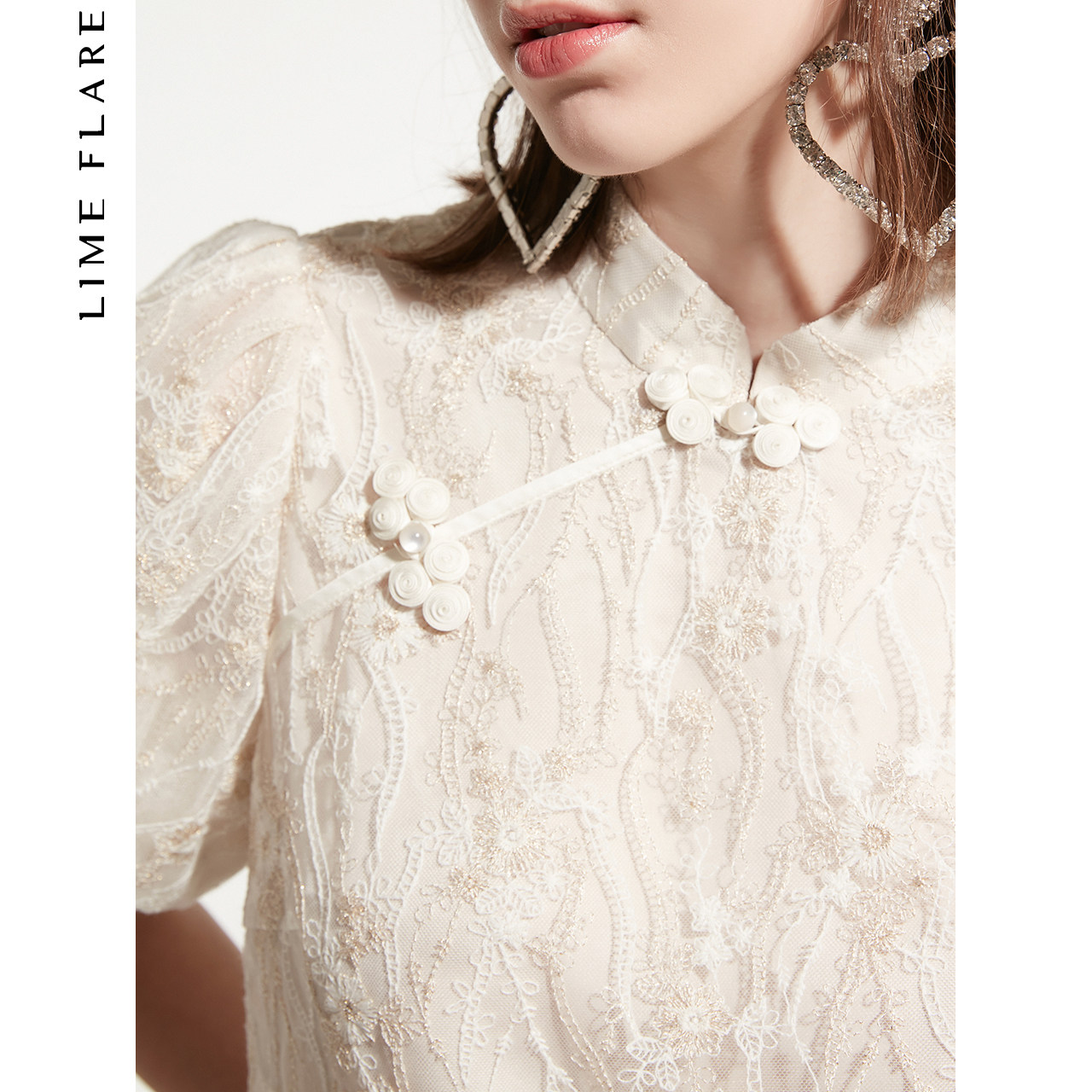 朗姿莱茵2022新款新中式夏季衬衫 LIMEFLARE衬衫