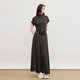 AUM 2026 ພາກຮຽນ spring ນໍາເຂົ້າໃຫມ່ knitted diagonal collar skirt pullover ສໍາລັບແມ່ຍິງ