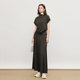 AUM 2026 ພາກຮຽນ spring ນໍາເຂົ້າໃຫມ່ knitted diagonal collar skirt pullover ສໍາລັບແມ່ຍິງ