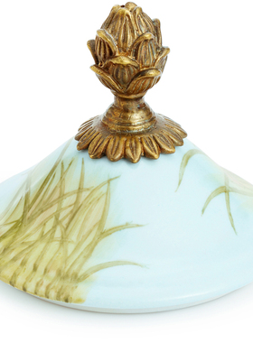 欧式风高档收纳陶瓷装饰盖储物罐