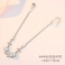 Vòng tay cỏ bốn lá nữ sterling bạc 925 net đỏ sinh viên đơn giản cá tính thiết kế thích hợp Tanabata tặng quà cho bạn gái - Vòng đeo tay Clasp Vòng đeo tay Clasp