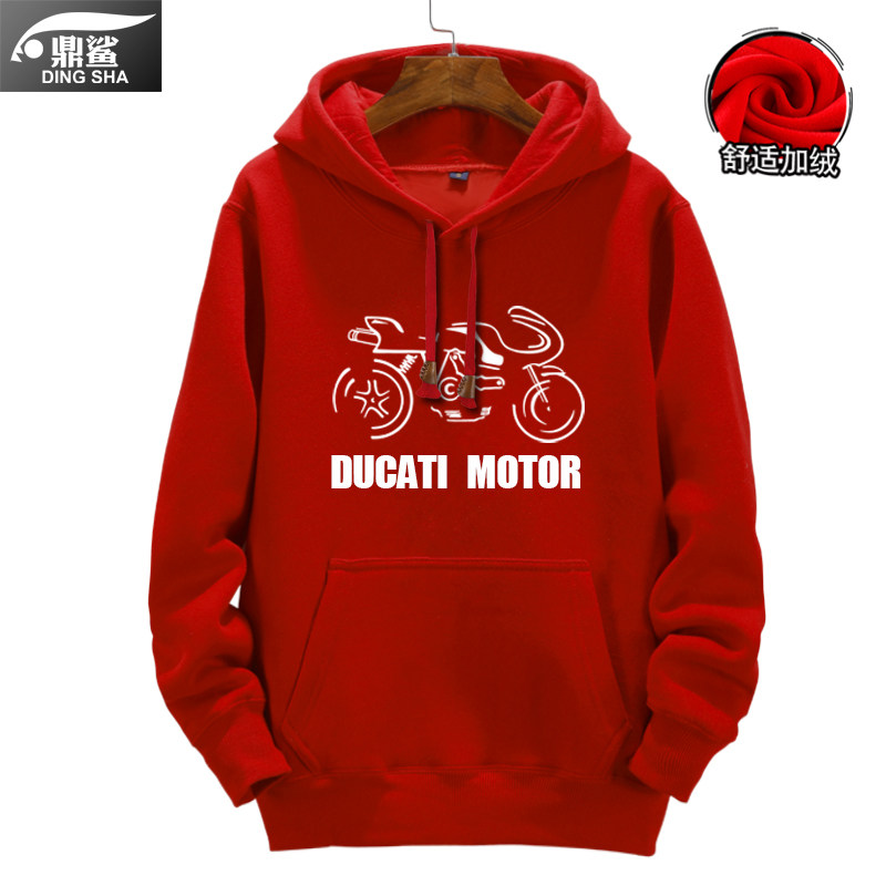 杜卡迪摩托爱好者骑行文化队服卫衣 鼎鲨卫衣