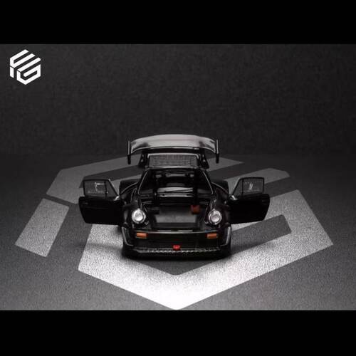 新品FG 1：64 合金汽车模型经典保时捷RWB930 合金四开门跑车模型 - 图3