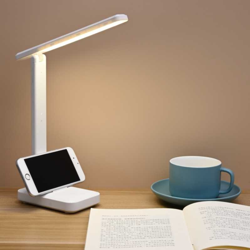 LED可充电插电大学生宿舍灯儿童保护视力阅读台灯卧室护眼学习灯