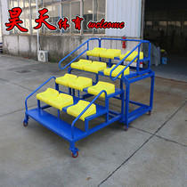 Telescopic Referee Stage Gymnasium Gymnasium Outdoor Stadium Mobile Record Desk 12 seats on the stands