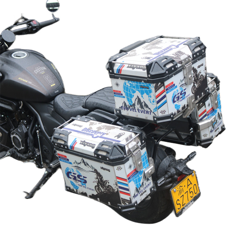 适用于隆鑫无极CU525铝合金三箱边箱尾箱 LX500-3A改装旅行箱配件,淘宝优惠券,粉丝福利购,淘宝优惠卷