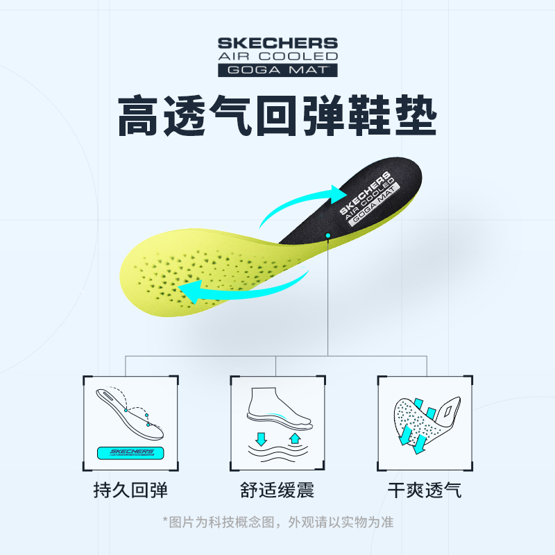 Skechers斯凯奇女鞋支撑一脚蹬健步鞋休闲散步鞋运动鞋妈妈鞋子 - 图2