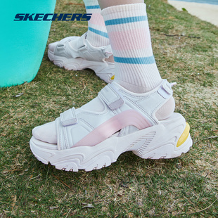 Skechers斯凯奇小奶熊夏透气厚底沙滩鞋