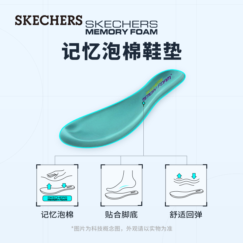 Skechers斯凯奇女鞋运动鞋2024年夏季新款时尚休闲鞋一脚蹬单鞋 - 图3