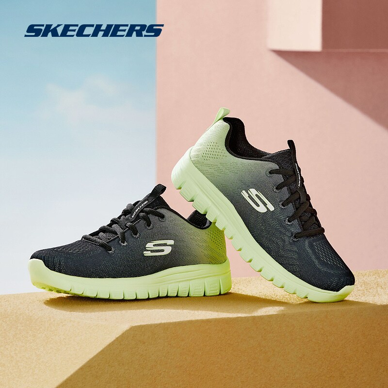skechers 2023年春季新款女子运动鞋 skechers运动跑步鞋