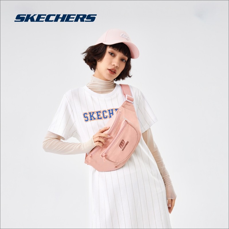 skechers斯凯奇2023春新款男女腰包 skechers运动腰包