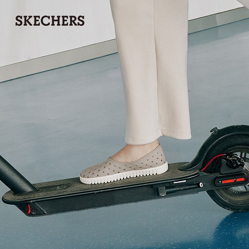 skechers春季女子镂空洞洞鞋一脚蹬 skechers运动运动沙滩鞋/凉鞋