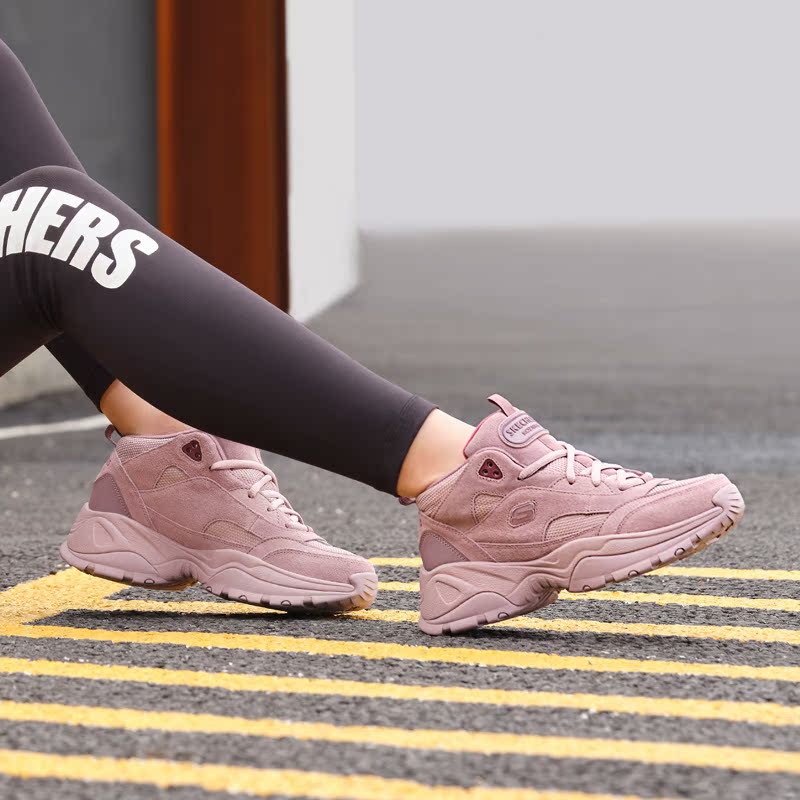 Skechers 88888380 斯凯奇女鞋复古厚底熊猫鞋绑带户外休闲账动鞋 Skechers 88888380 斯凯奇女鞋复古厚底熊猫鞋绑带户外休闲账动鞋
