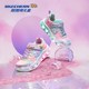 Skechers breathable women's flashing light shoes for children
