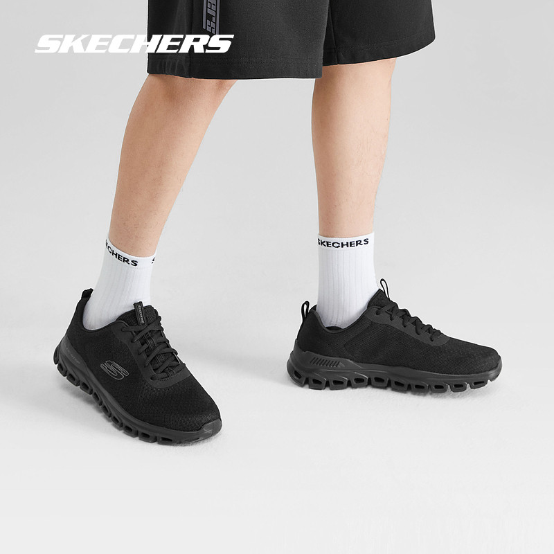 skechers 2023春新款男舒适跑步鞋 skechers运动跑步鞋