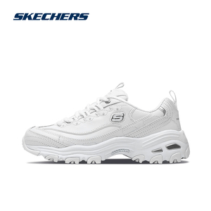 Skechers斯凯奇透气增高运动小白鞋