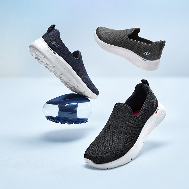 skechers一脚蹬春季新款男休闲鞋 skechers运动健步鞋