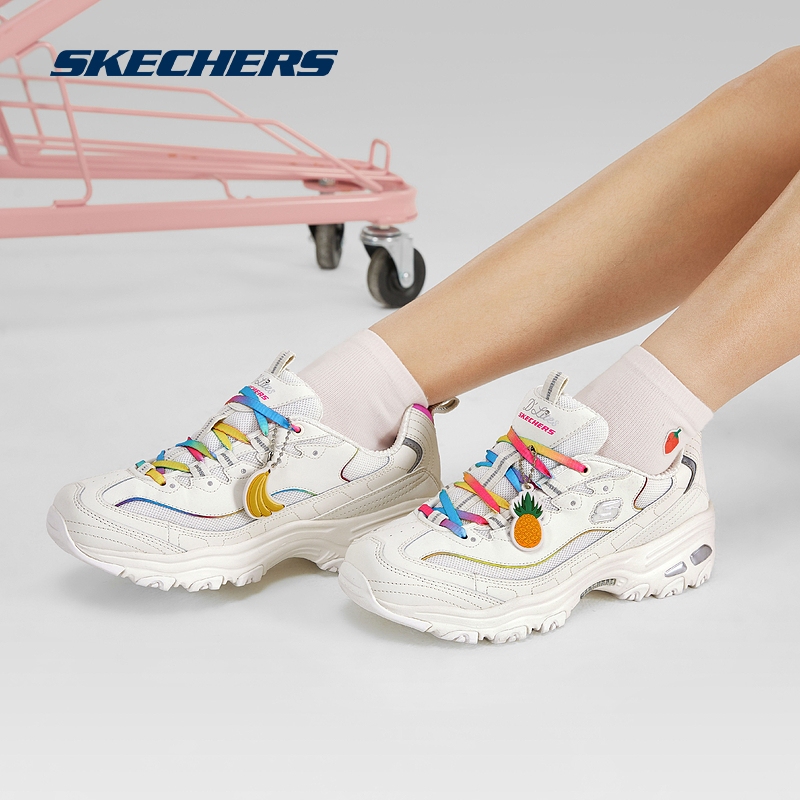 Skechers斯凯奇水果熊春季女鞋老爹鞋女子运动时尚百搭休闲鞋子