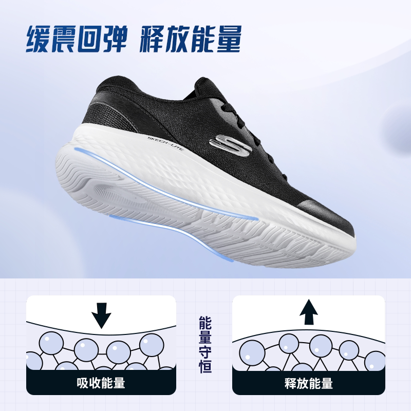  skechers运动跑步鞋